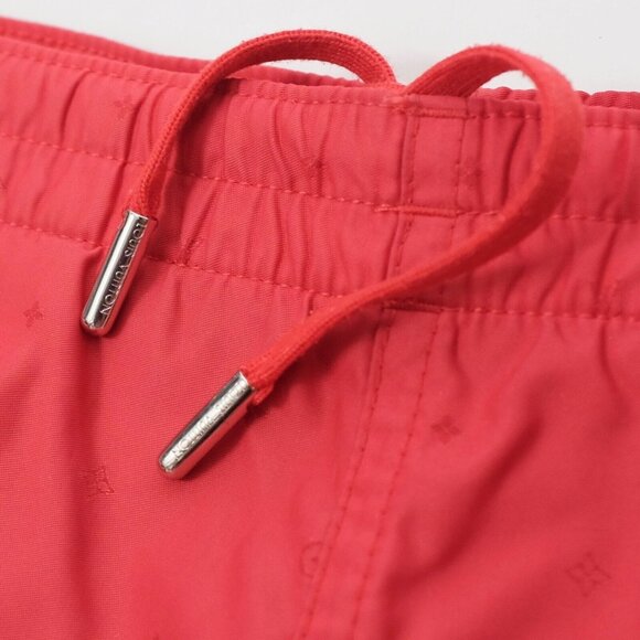Louis Vuitton XS swim trunks shorts red LV monogram drawstring pockets - Picture 6 of 13